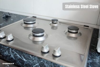 stainless steel stove